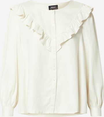 ONLY Blouse in Beige: voorkant