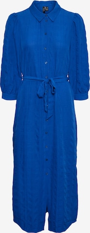 VERO MODA Shirt Dress 'CAMMI' in Blue: front