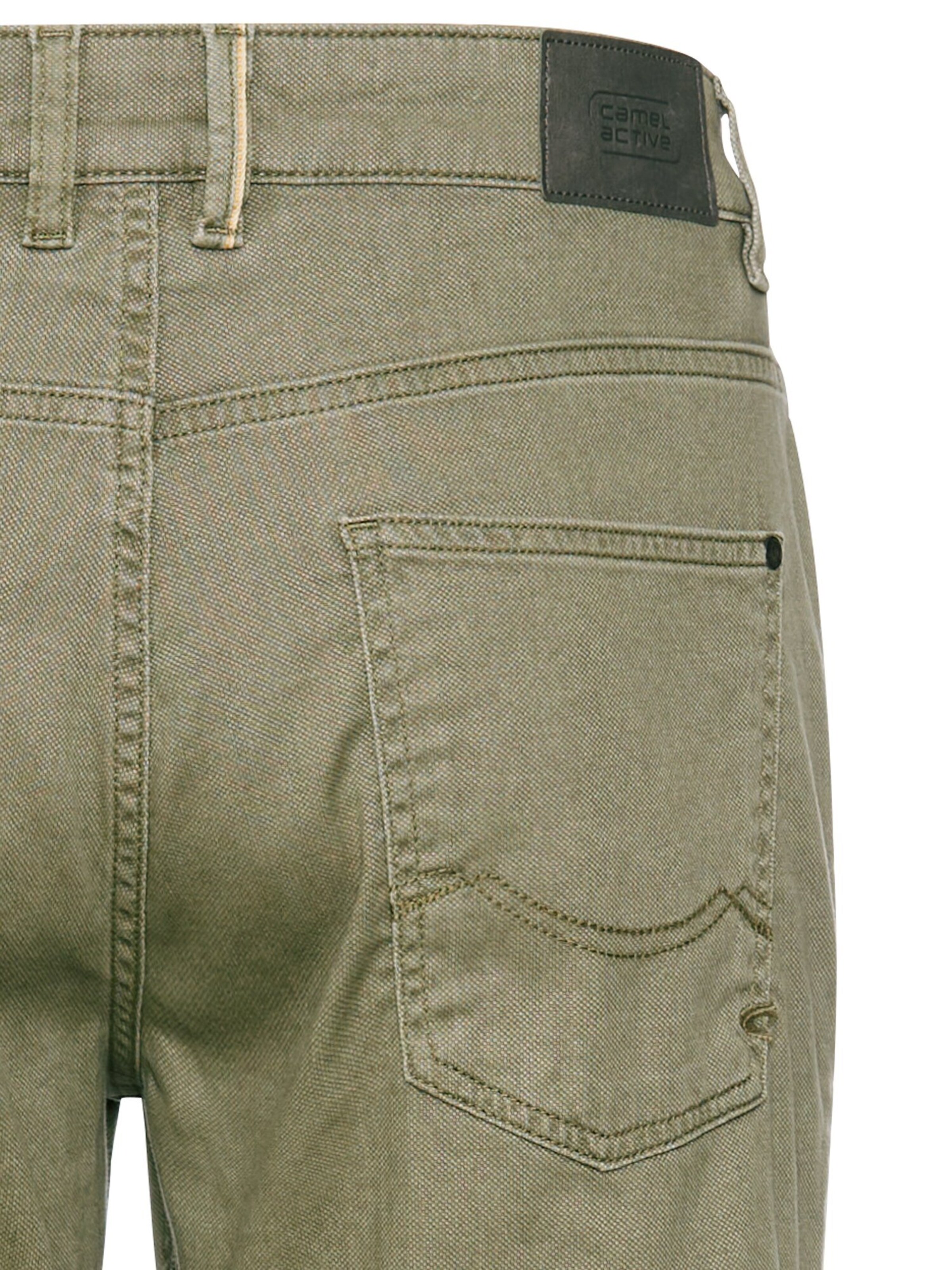 CAMEL ACTIVE Regular Regular Fit 5-Pocket Hose in Grün