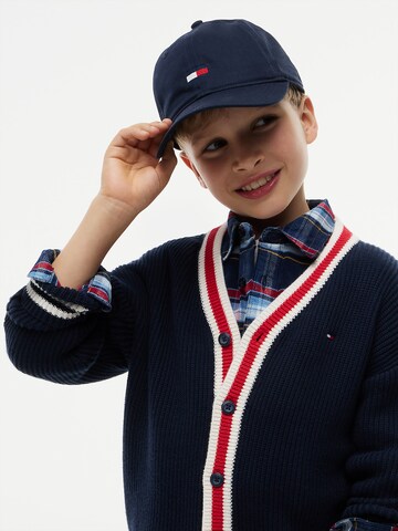 TOMMY HILFIGER Strickjacke in Blau