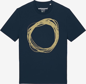 Maglietta ' Kreis ' di Watapparel in blu: frontale