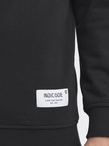 INDICODE JEANS Sweatshirt 'Playtor' in Black
