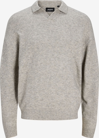 Pull-over aprel en gris : devant