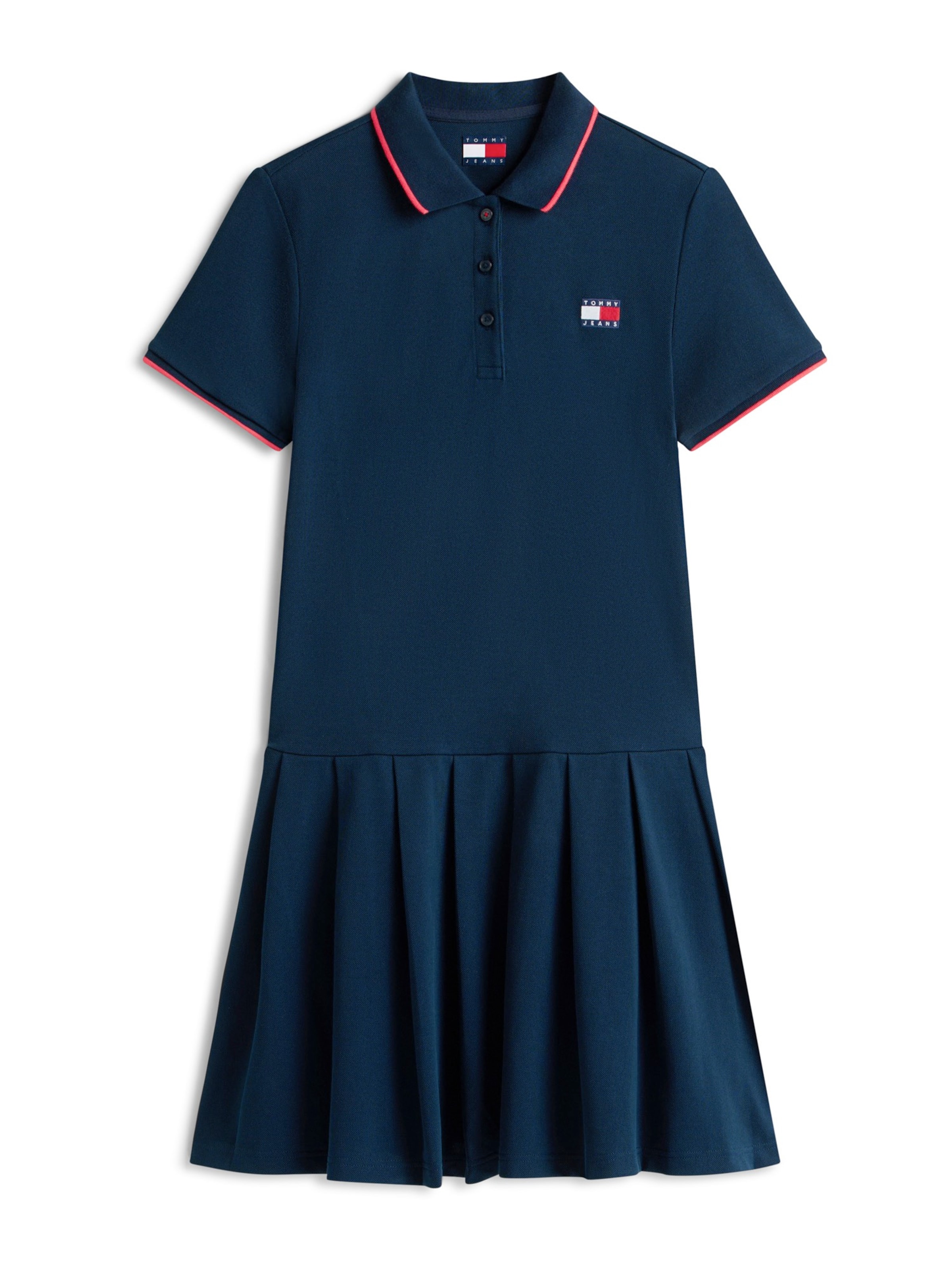 Robe Tommy Jeans en bleu : devant