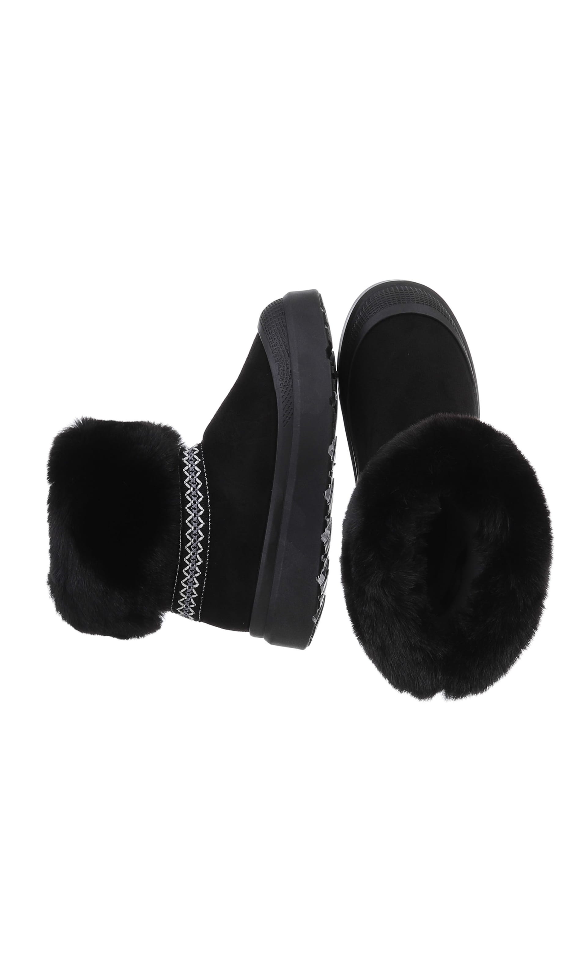 Ital-Design Snow Boots in Black