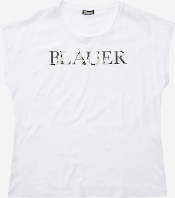 T-shirt Blauer en blanc : devant