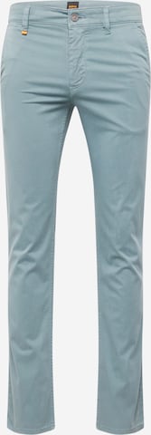 BOSS Orange Chino nohavice - Modrá: predná strana