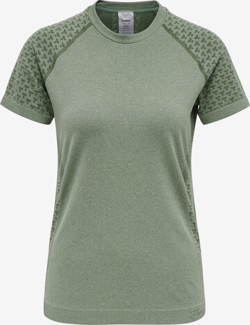 Hummel Performance shirt in Green: front