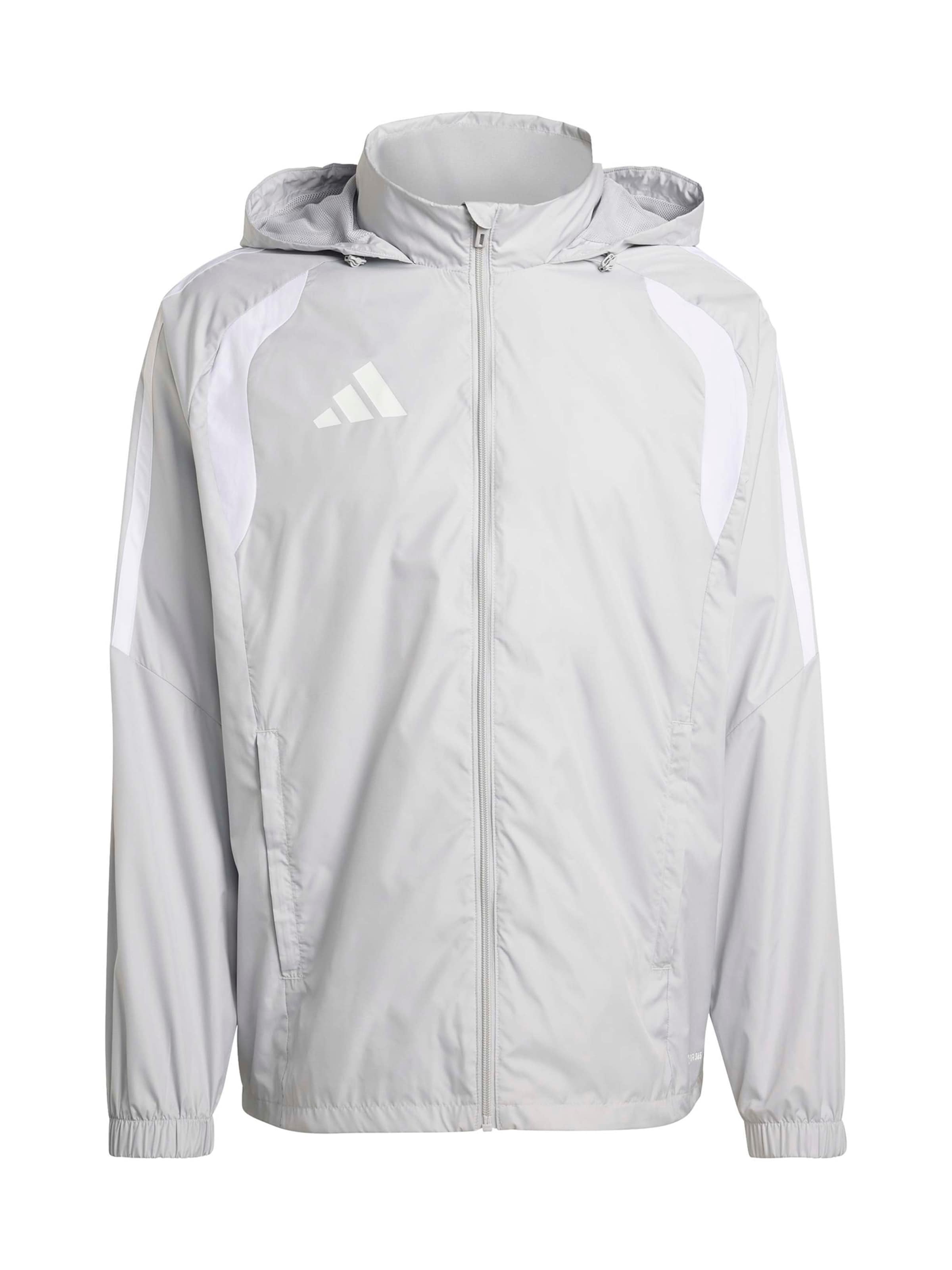 ADIDAS PERFORMANCE Športová bunda 'TIRO26L' - Sivá: predná strana