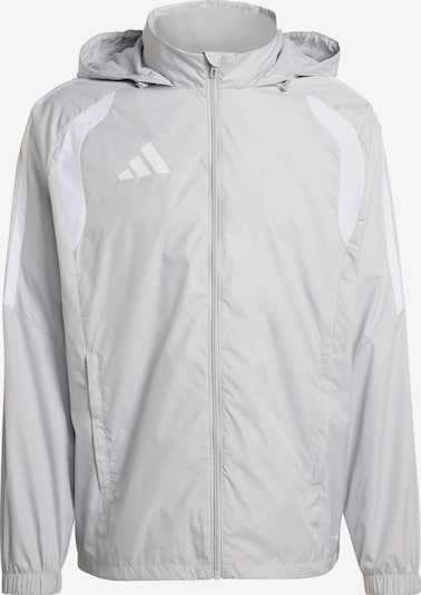 ADIDAS PERFORMANCE Sportska jakna 'TIRO26L' veličine S u svijetlosiva / bijela, Pregled proizvoda