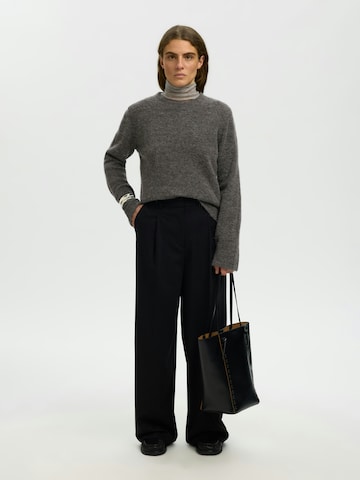Pullover 'SLWLULU' di SELECTED in grigio