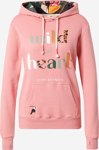 Femi Stories Sweatshirt 'TOMMA' in Pink: front