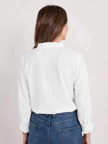 Seasalt Cornwall Bluse 'Feather Star' in Weiß