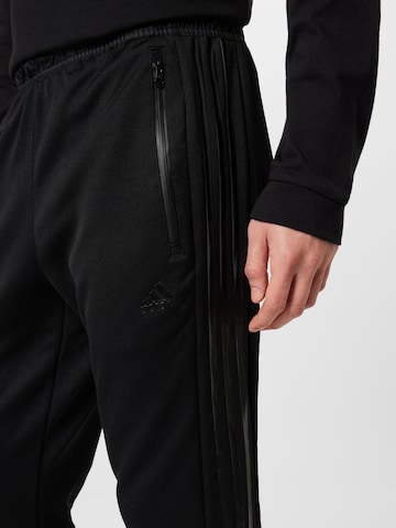 ADIDAS SPORTSWEAR Tapered Sports trousers 'Tiro Suit-Up Advanced' in Black