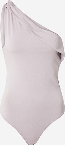 Abercrombie & Fitch - Camisa body em roxo: frente