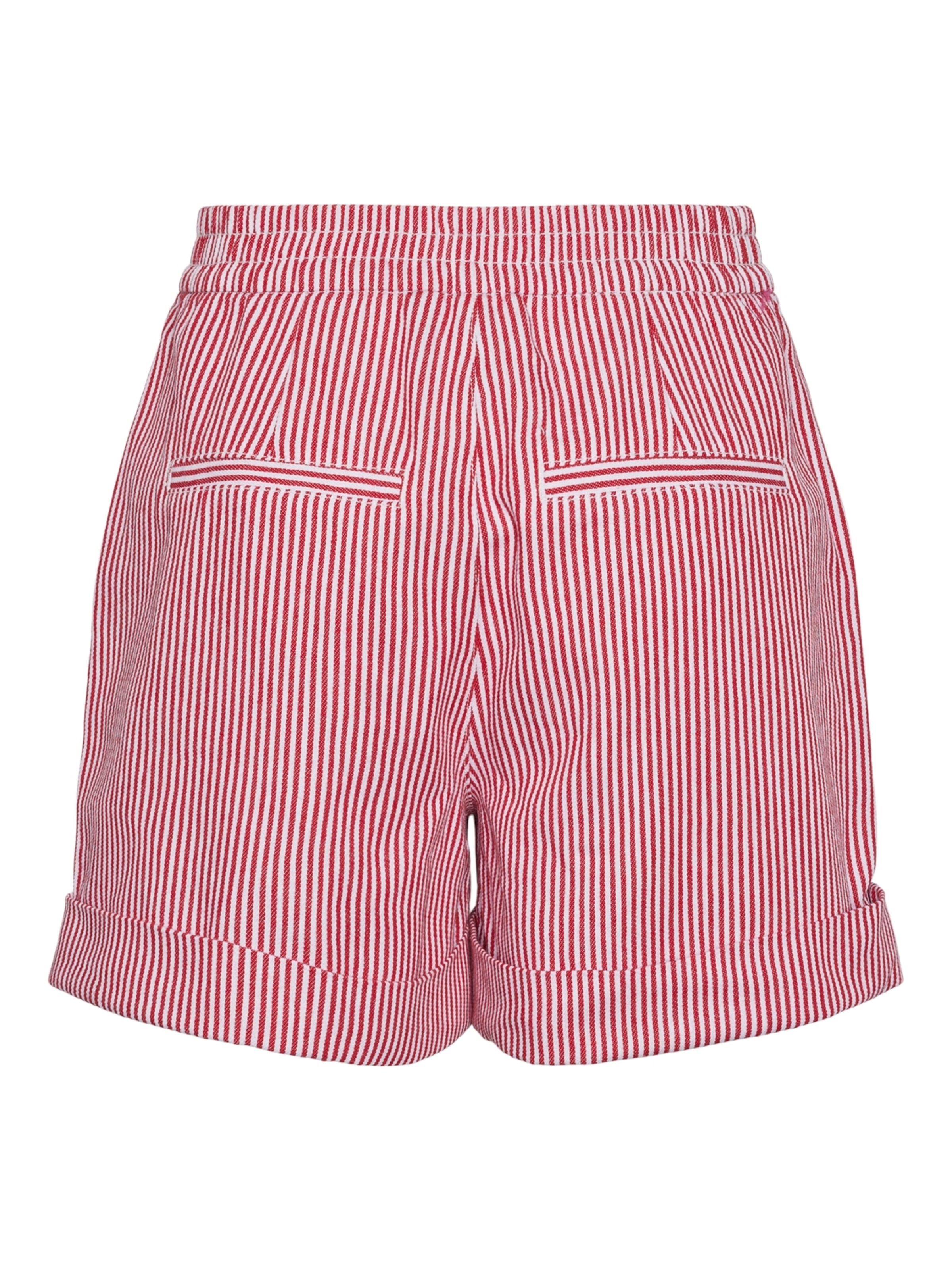 PIECES Regular Broek 'PCAllo' in Rood