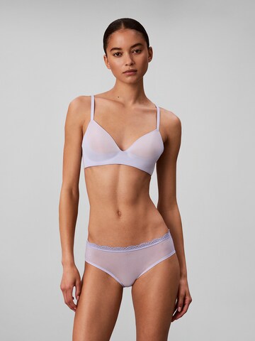 Calvin Klein Underwear T-Shirt BH in Lila: Vorderseite