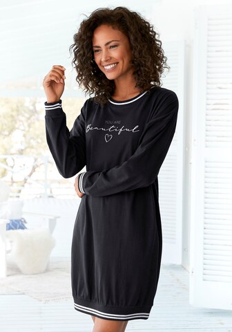 VIVANCE Nightgown 'Dreams' in Black: front