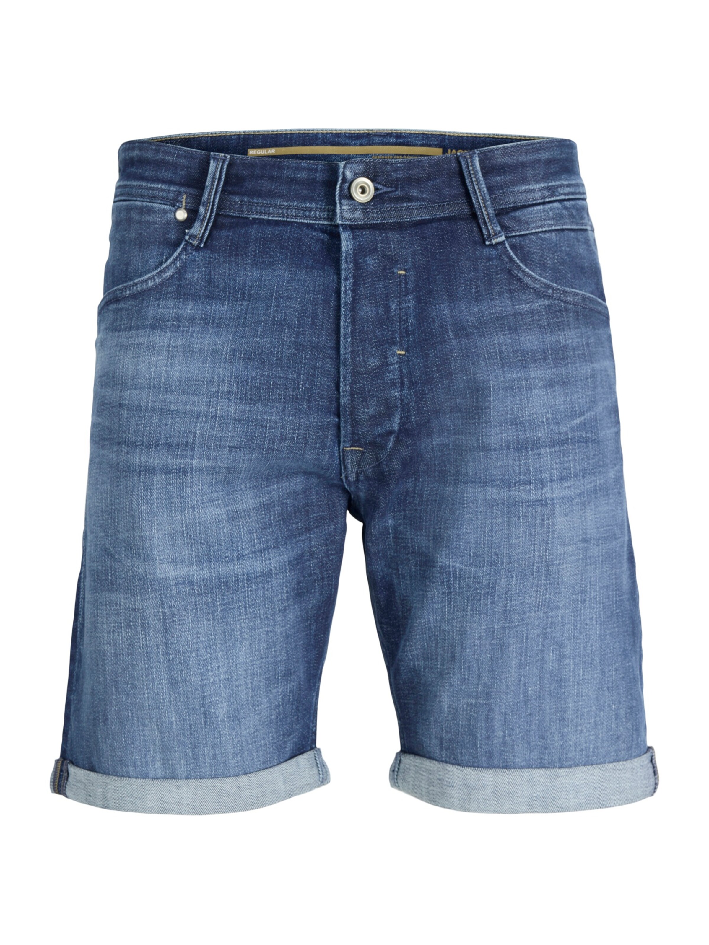 Largi Jeans 'JJIRICK JJCADE' de la JACK & JONES pe albastru: față