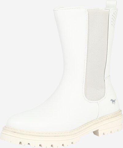MUSTANG Chelsea Boots en gris / blanc, Vue avec produit