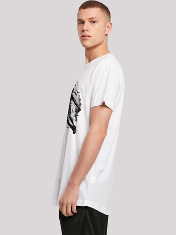 T-Shirt 'Basketball Spieler' F4NT4STIC en blanc