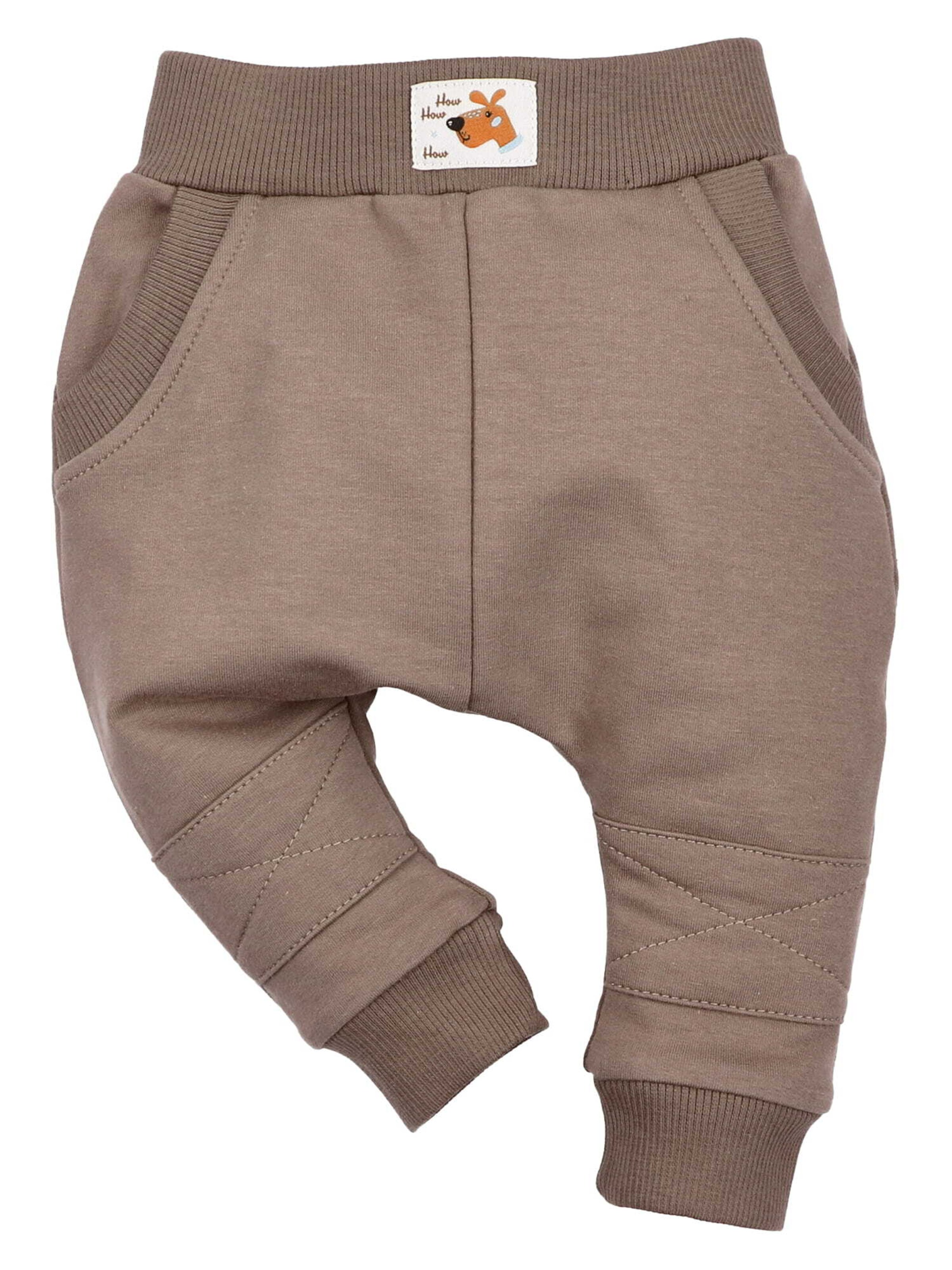Effilé Pantalon NINI en marron : devant