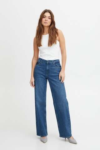 PULZ Jeans Wide leg Jeans 'Vega' in Blauw