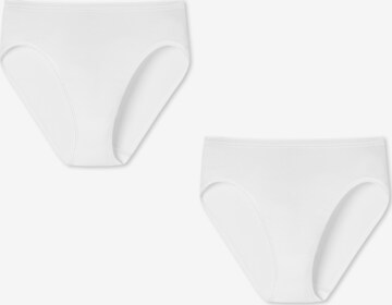 SCHIESSER Boyshorts 'Luxury' in White: front