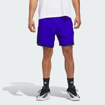 ADIDAS PERFORMANCE - Loosefit Pantalón deportivo 'Anthony Edwards Crazy Lite' en azul: frente