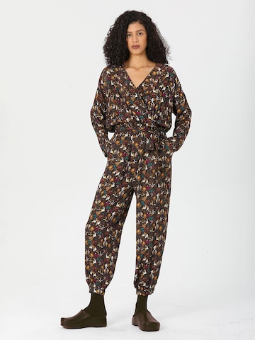 Anou Anou Jumpsuit in Brown: front