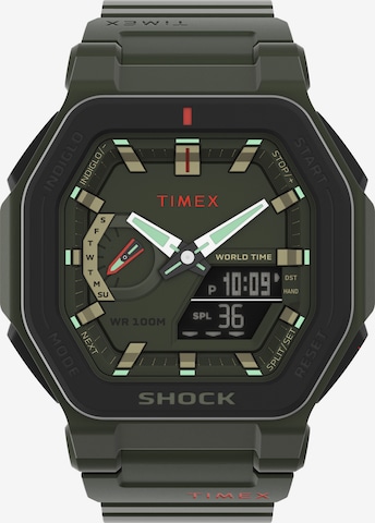 Orologio digitale 'Command' di TIMEX in verde: frontale