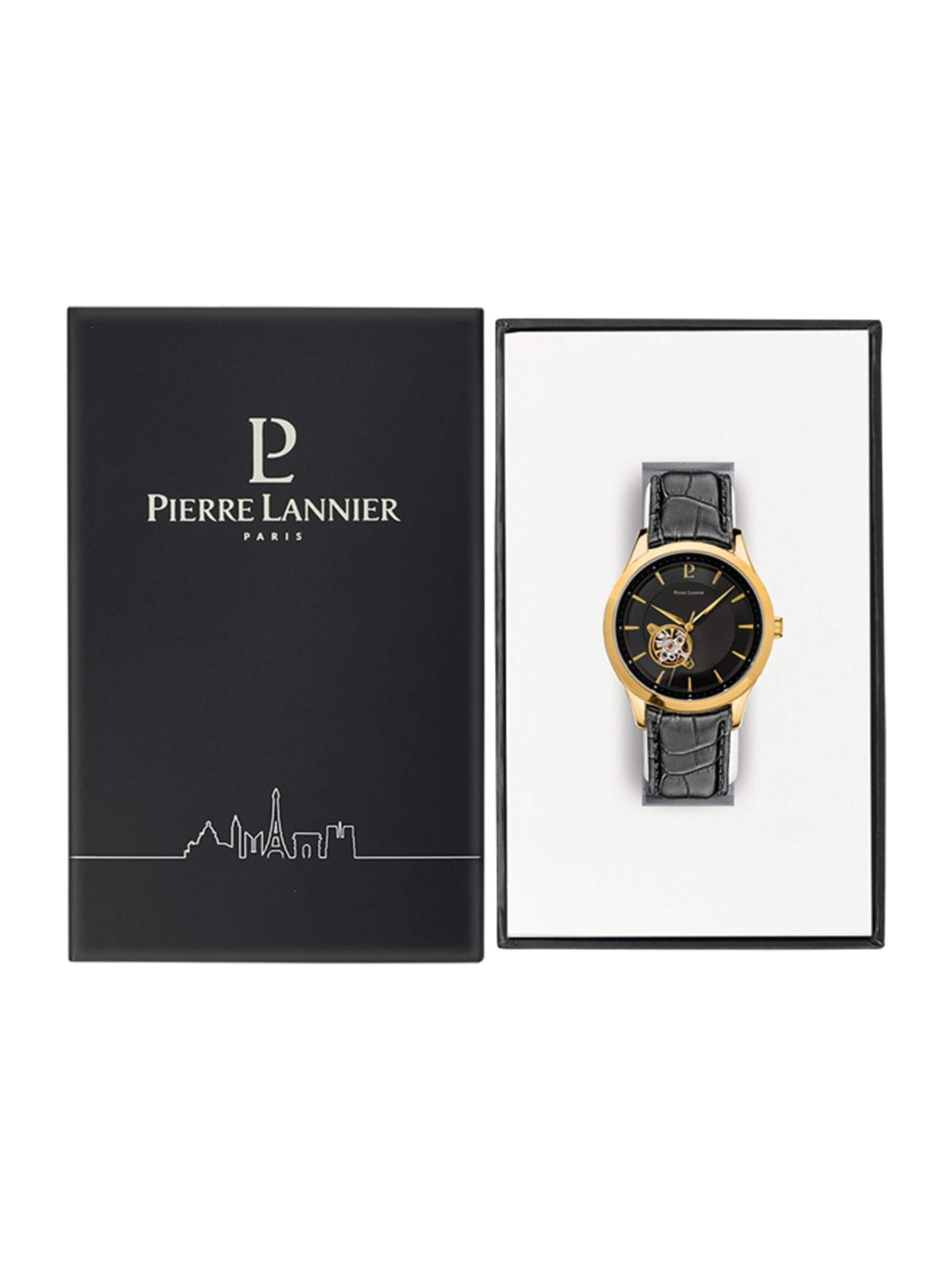 Montre à affichage analogique Pierre Lannier en noir