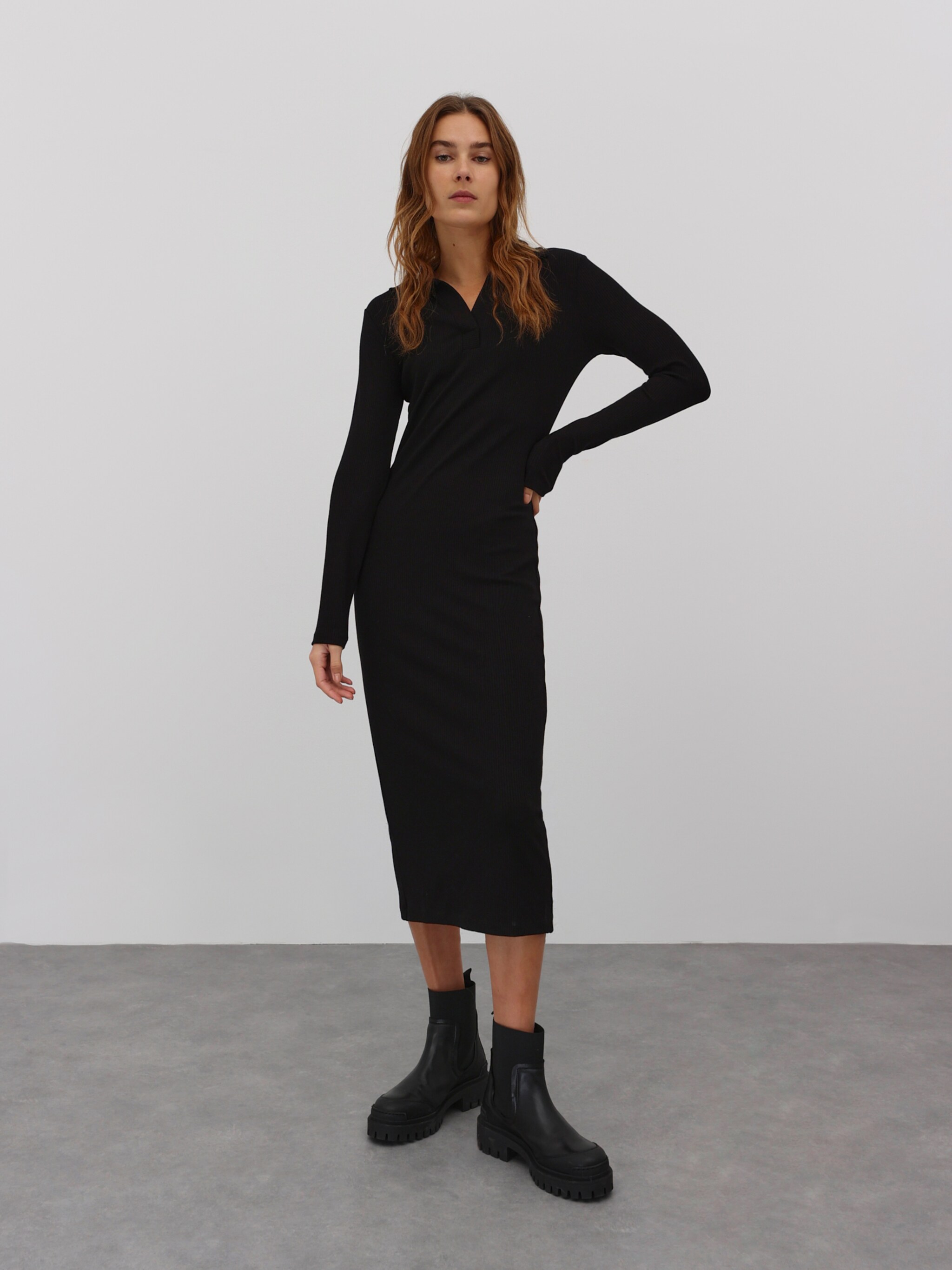EDITED Produkte Kleid 'Alamea' schwarz