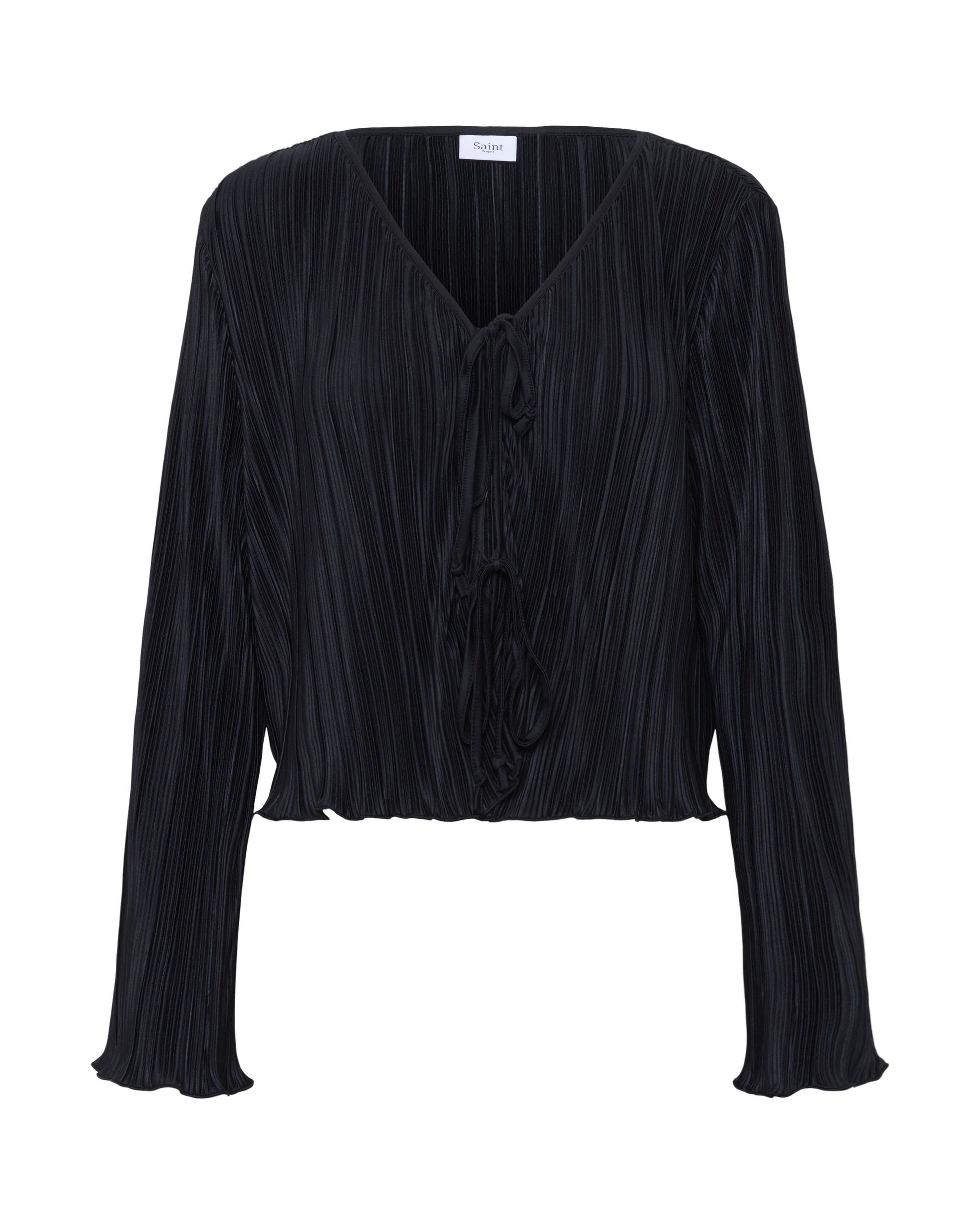 SAINT TROPEZ - Casaco de malha 'ZuniSZ' em preto: frente