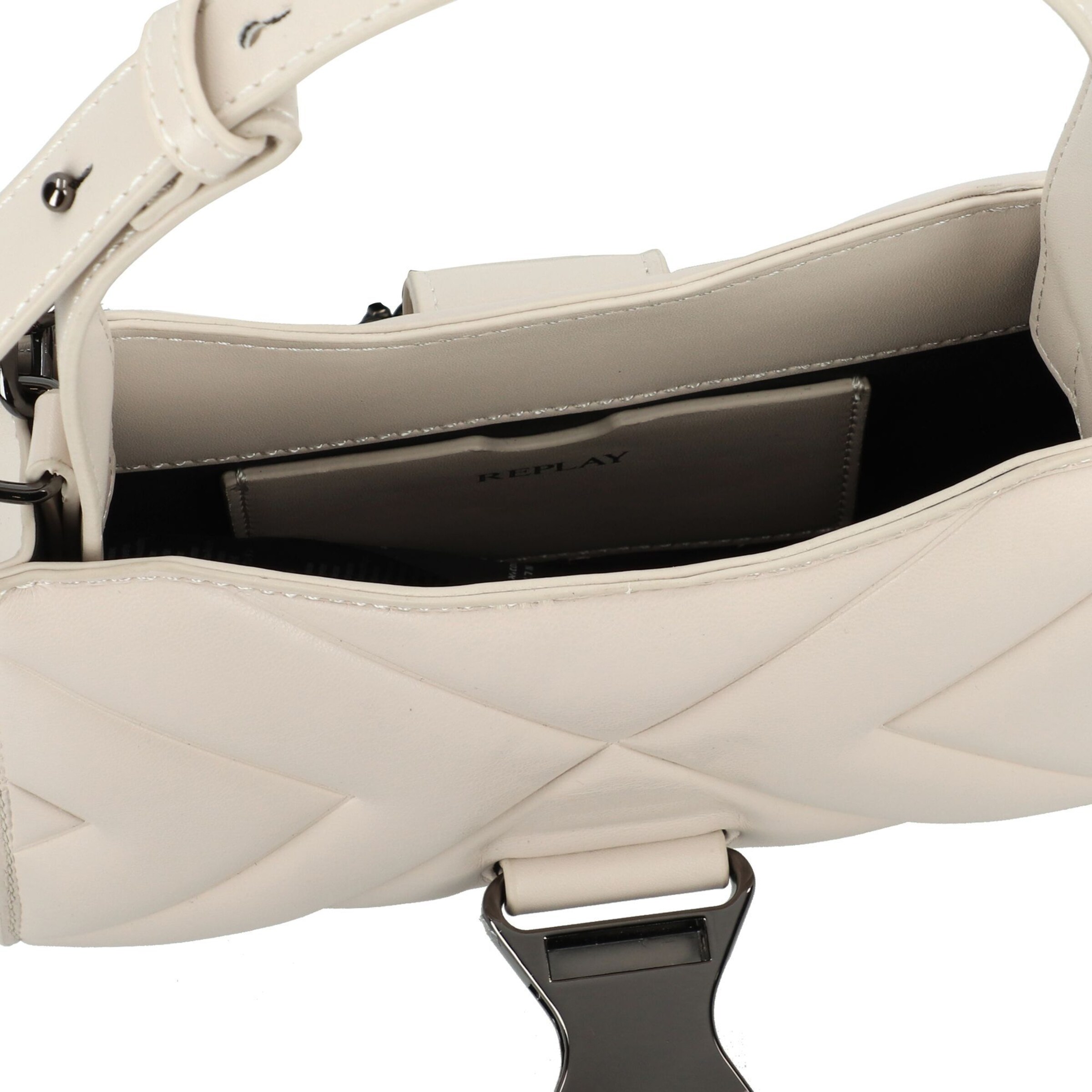 REPLAY Handtasche in Beige