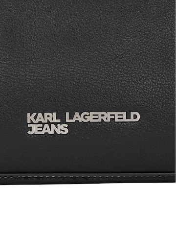 KARL LAGERFELD JEANS Schoudertas 'KLJ Metal Logo Sm Shoulder Bag A3W30011' in Zwart