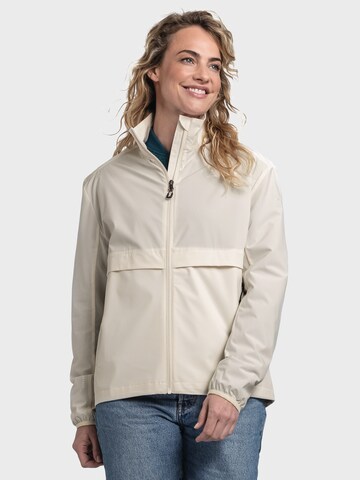 Schöffel Outdoorjas 'Graz' in Beige: voorkant