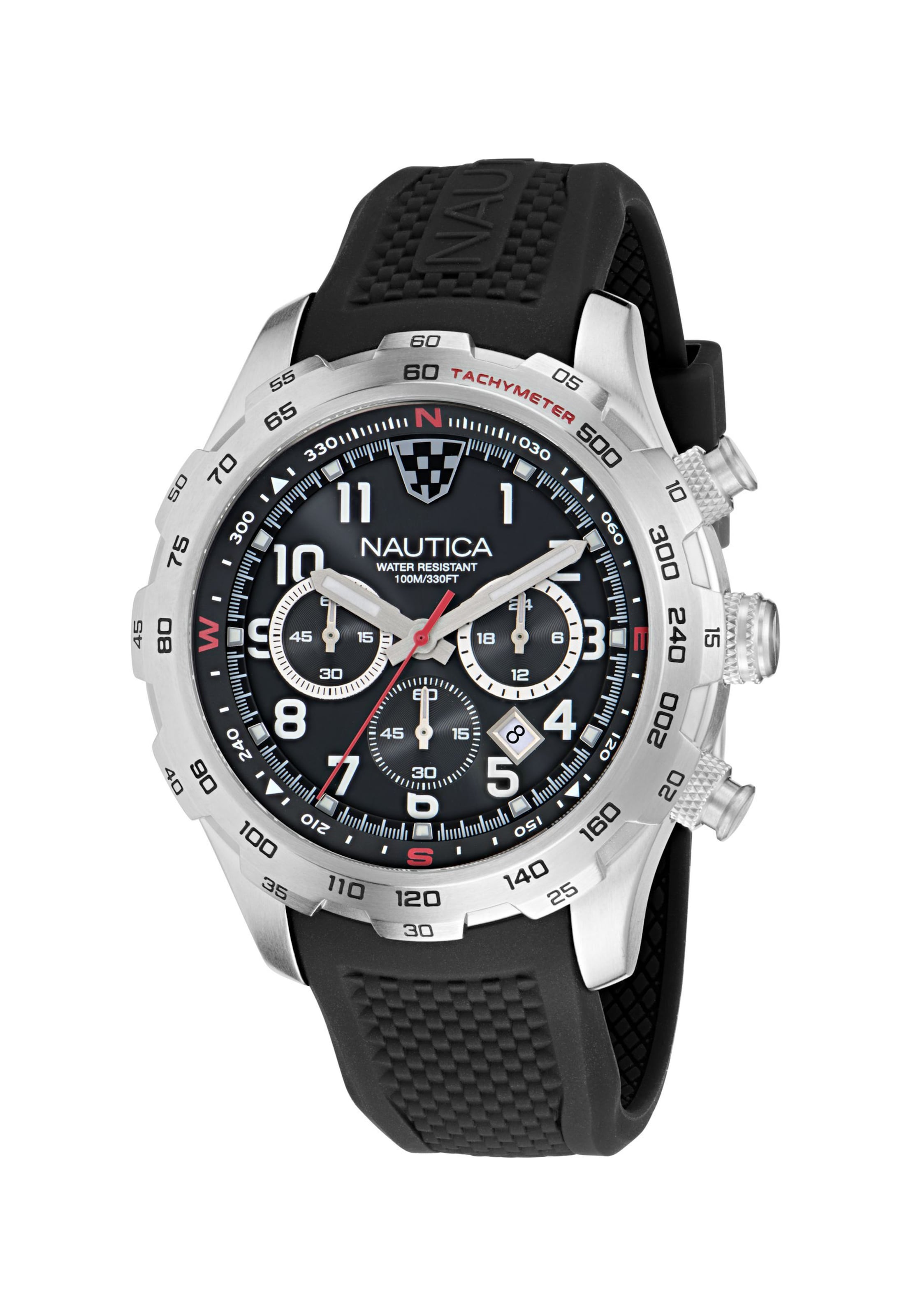 Montre à affichage analogique NAUTICA en argent