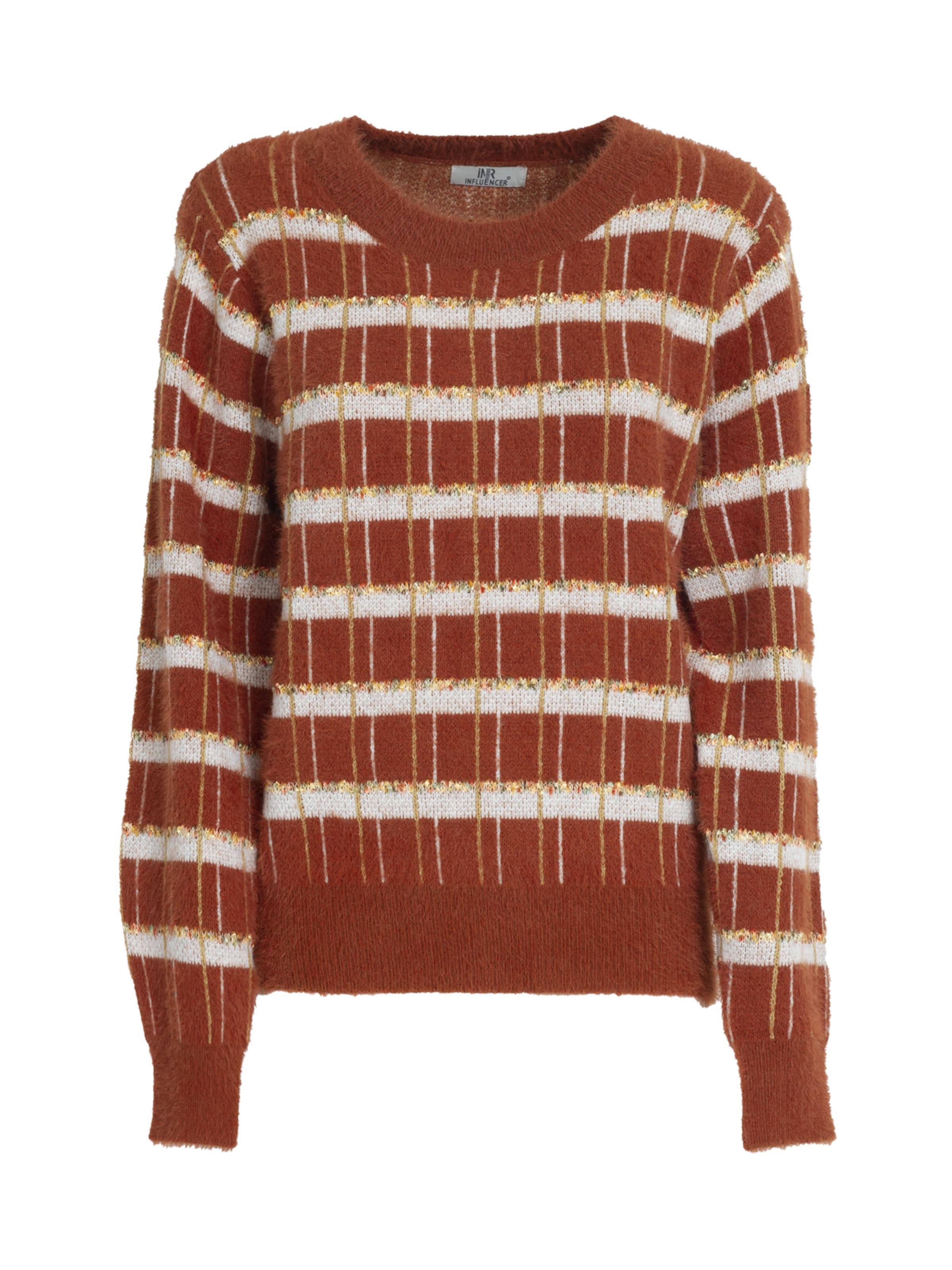 Influencer Pullover i brun: forside