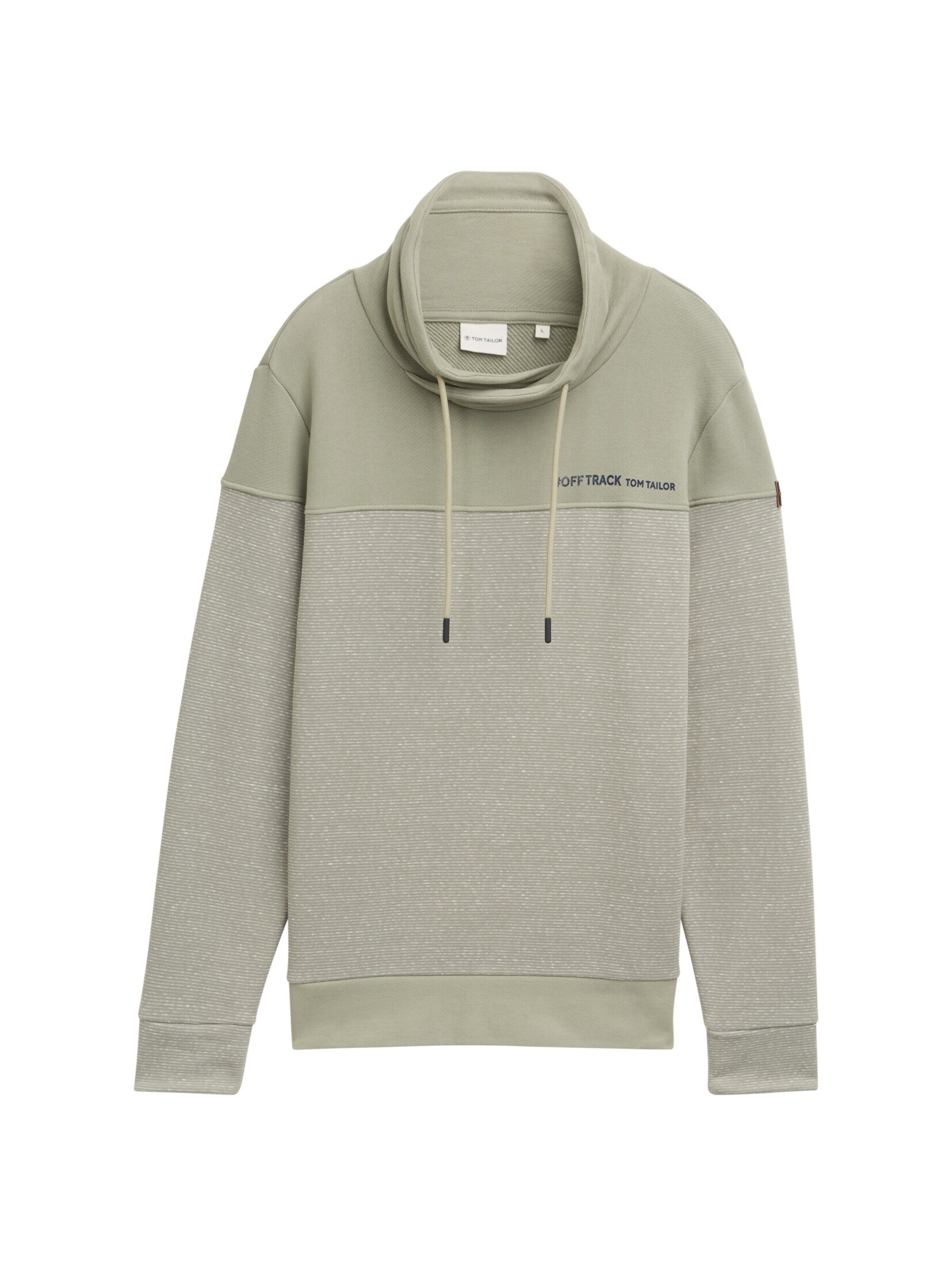 TOM TAILOR Sweatshirt i grøn: forside