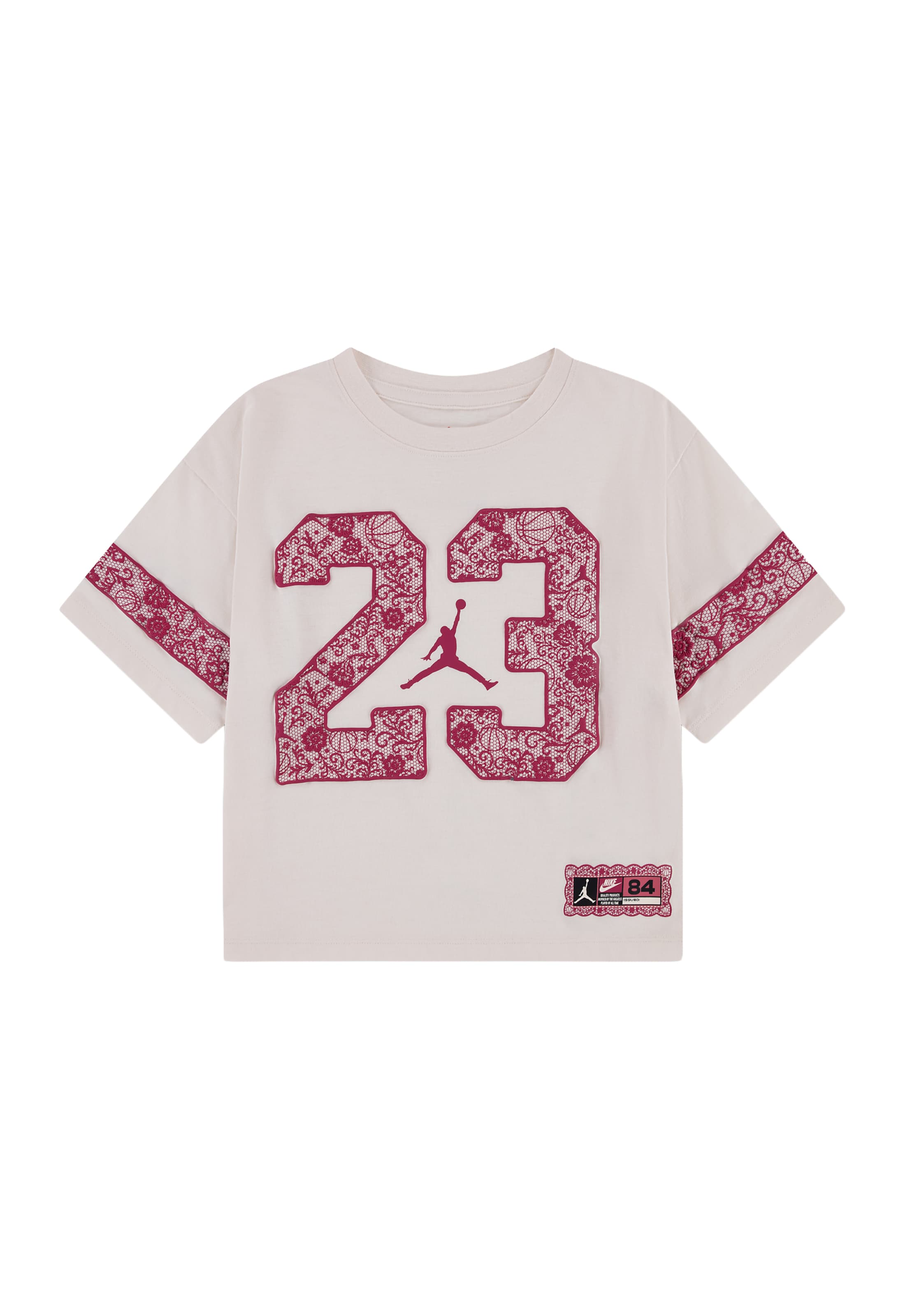 Tricou de la Jordan pe alb: față