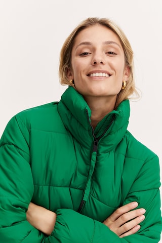 b.young Winter Jacket in Green