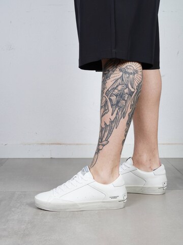 Crime London Sneakers laag 'Distressed' in Wit
