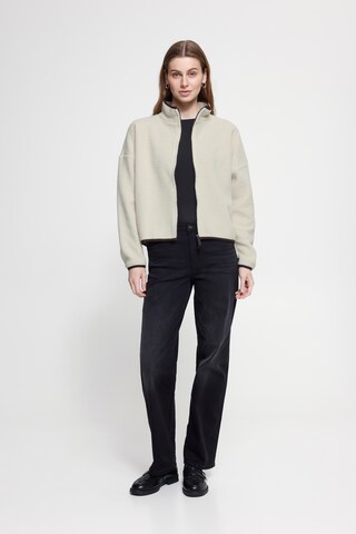 ICHI Fleece jacket 'MONSI ' in White