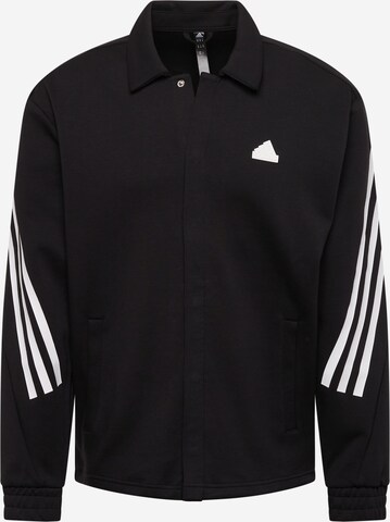 ADIDAS SPORTSWEAR Sports jacket 'Future Icons 3-Stripes es' in Black: front