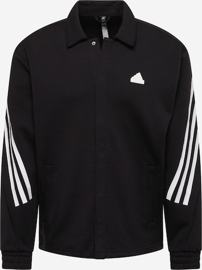 ADIDAS SPORTSWEAR Sports jacket 'Future Icons 3-Stripes es' in Black / White, Item view