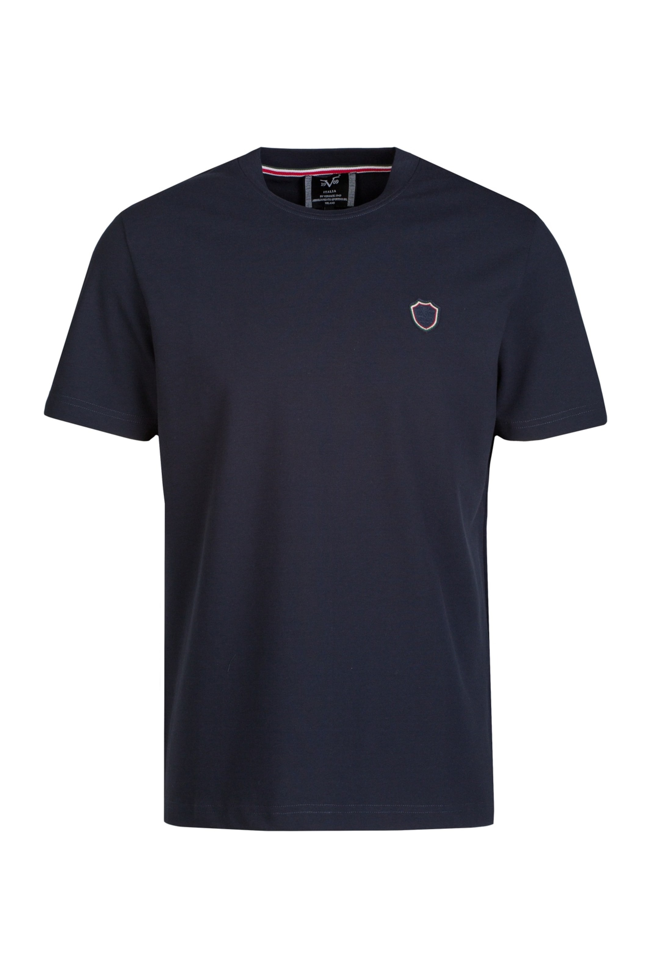 19V69 ITALIA Shirt 'Rafael Flag' in Navy / Green / Red / White, Item view