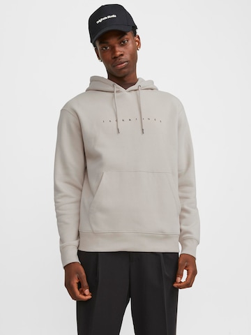 JACK & JONES Sweatshirt 'Star' in Beige: front