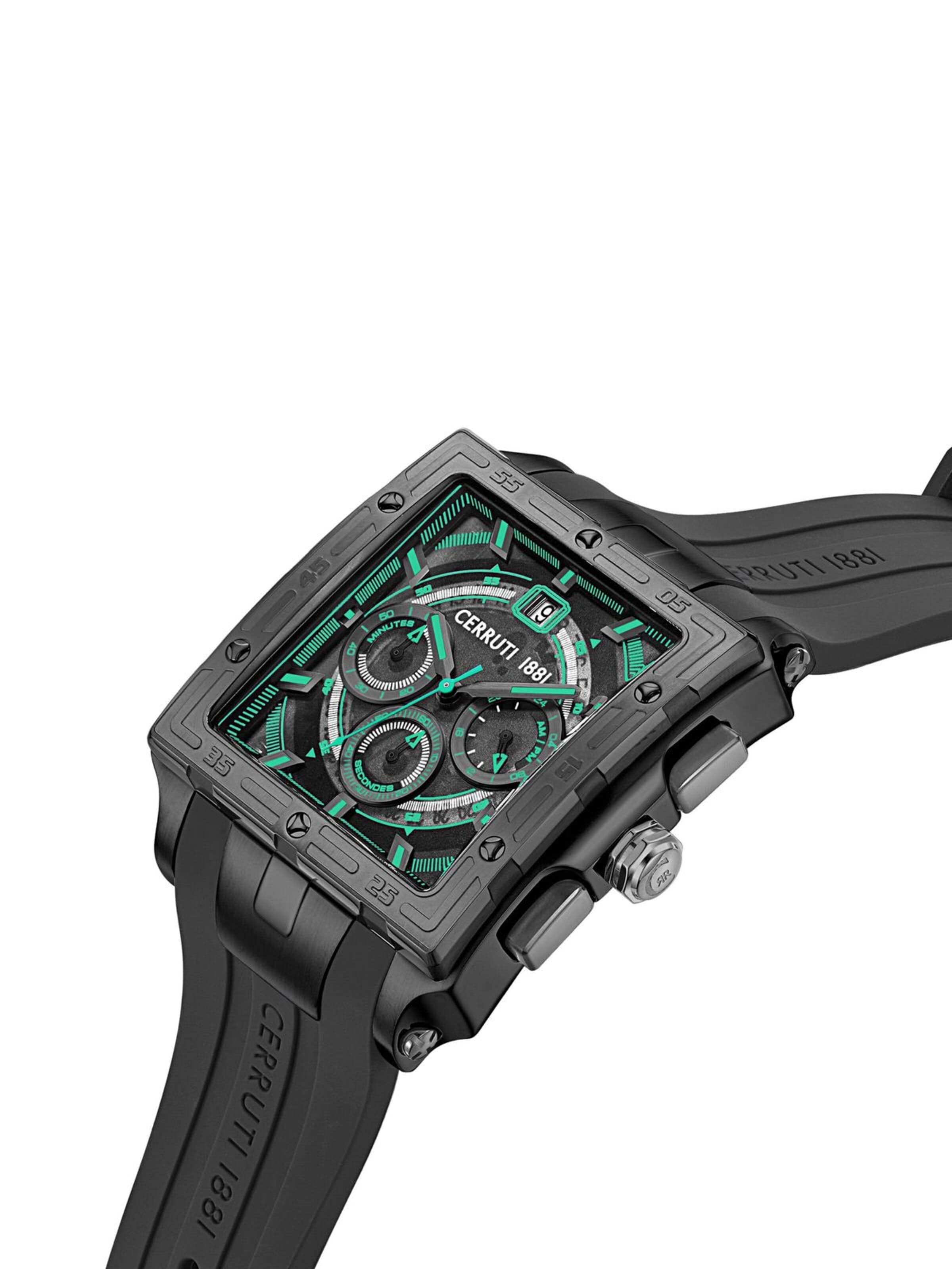 CERRUTI 1881 Analoog horloge 'Chronograph CONTEMPORARY' in Zwart