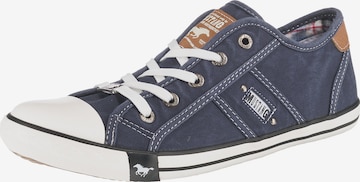 MUSTANG Sneakers laag in Blauw: voorkant